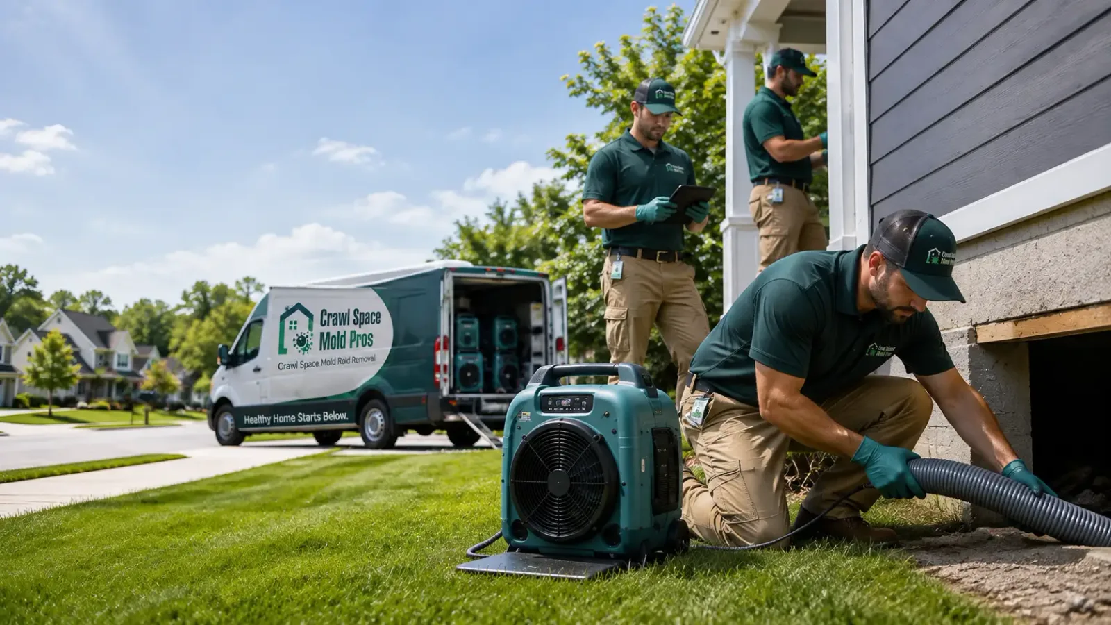 Crawl Space Mold Removal in Manchester, NH